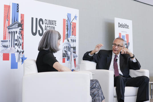 John Podesta at US Climate Action Summit 2024