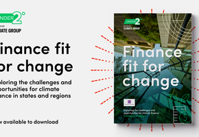 Image of Finance fit for change report with text: Finance fit for change Exploring the challenges and opportunities for climate finance in states and regions. Now available to download. 