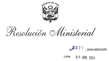 Ministerial resolution 2