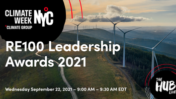 RE100 Leadership Awards 2021